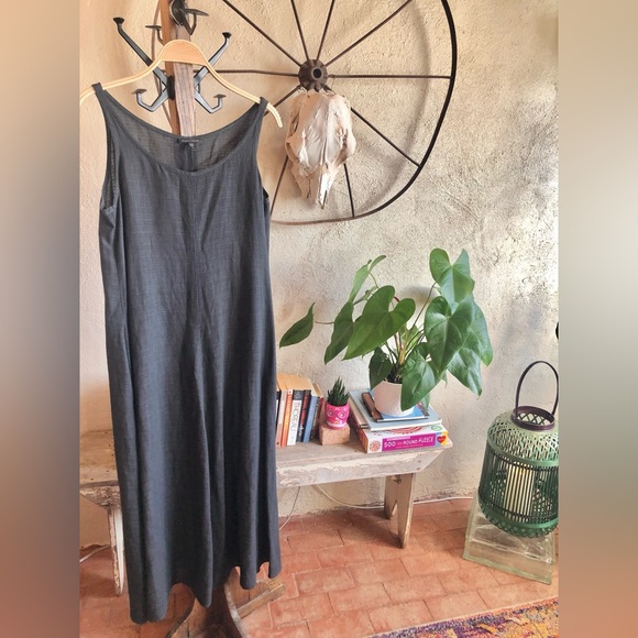 Eileen Fisher Dress & Top Linen Set - Picture 3 of 7